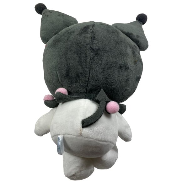 Kuromi Sanrio Plush Toy Stuffed Animal Bow 12" Soft Cinnamoroll Japan Bow Skull - Picture 4 of 12